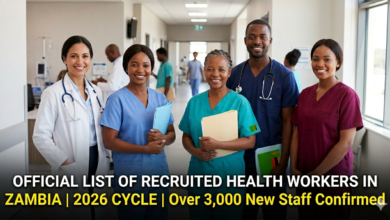 List of Recruited Health Workers in Zambia 2026 | Download PDF