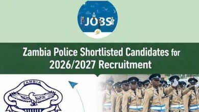 Zambia police recruitment