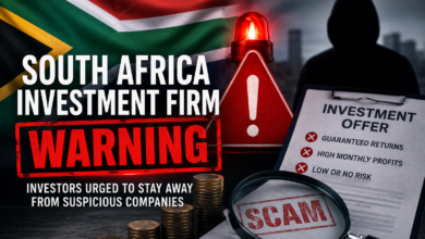 South Africa Investment Firm Warning: Investors Urged to Avoid Suspicious Companies in 2026