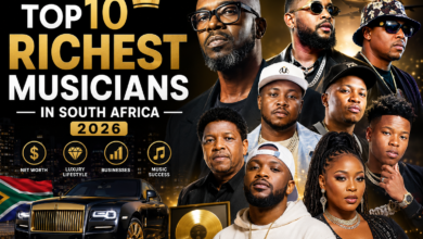 Top 10 Richest Musician in South Africa 2026